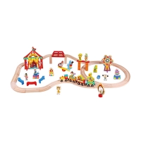 Wooden Circus Train Set